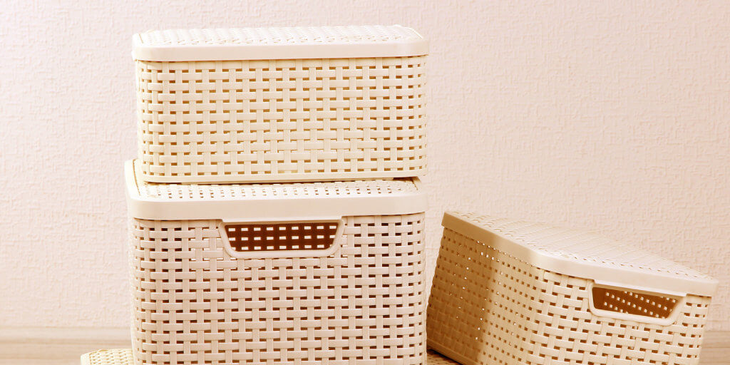 Storage Shelving with Baskets